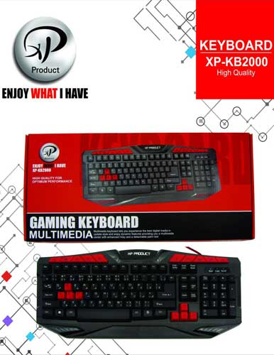 کیبورد گیمینگ اکس پی مدل XP-KB2000