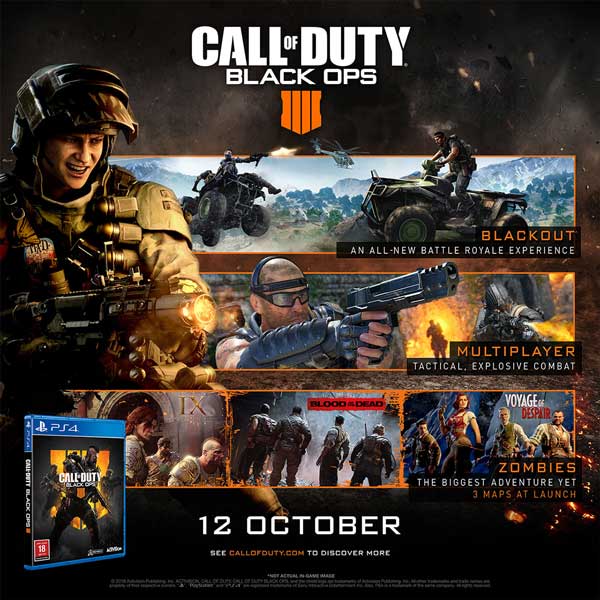بازی Call of Duty Black Ops 4 PS4
