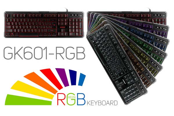 کیبورد گیمینگ گرین مدل GK601 RGB