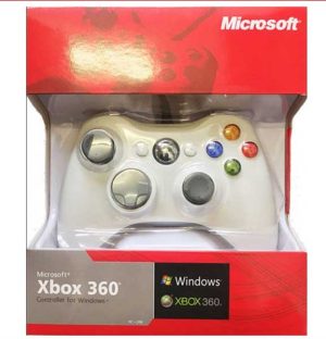 دسته بازی ایکس باکس 360 Xbox سیم دار سفید