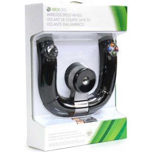 فرمان بازی بی سیم مایکروسافت مدل Xbox 360 Wireless Speed Wheel (کارکرده)