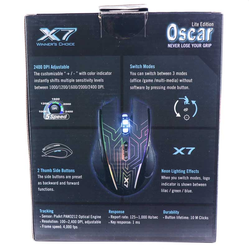 ماوس گیمینگ ای فورتک مدل X87