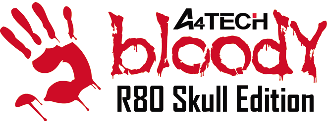 موس بی سیم گیمینگ ای فورتک R80 Skull Edition