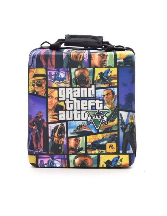 خرید کیف حمل پلی استیشن 4 Pro طرح GTA