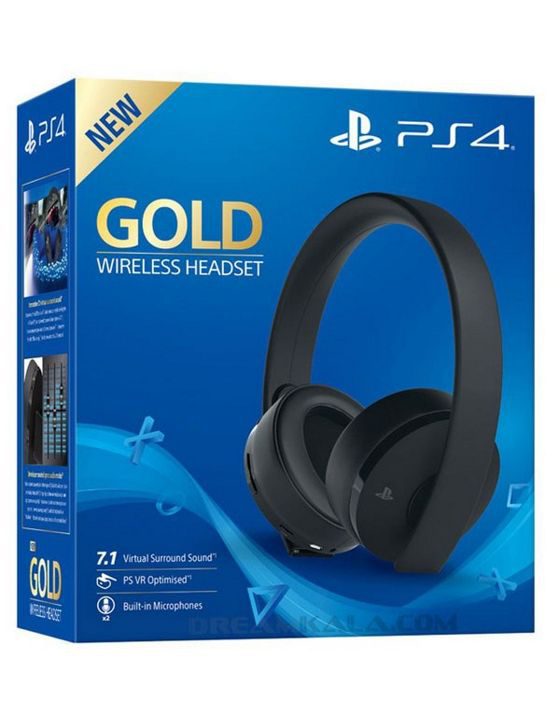 هدست گلد پلی استیشن 4 طرح جدید HEADSET NEW VERSION