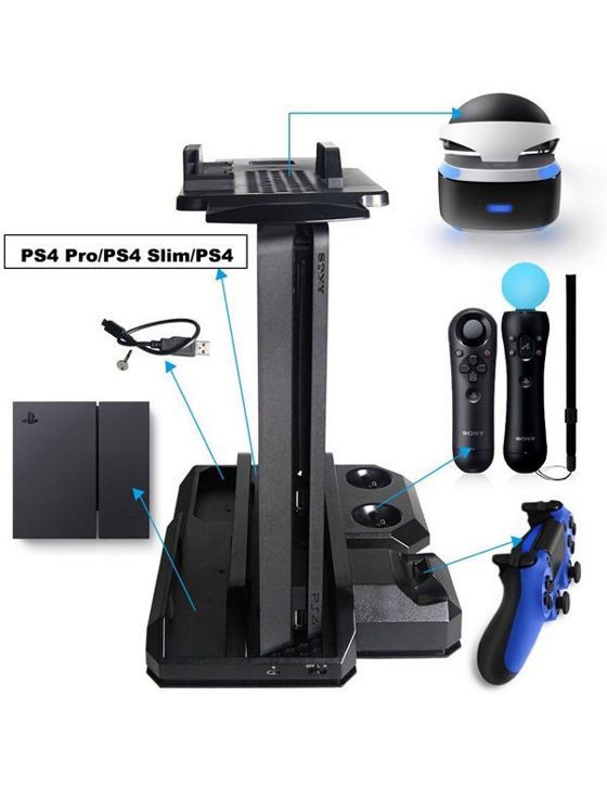 استند عمودی پلی استیشن به علاوه استند وی آر