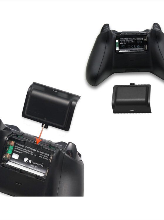 باتری و کابل دسته ایکس باکس وان دابی مدل TYX-689S سفید