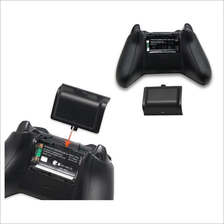 باتری و کابل دسته ایکس باکس وان دابی مدل TYX-689S سفید - Image 2