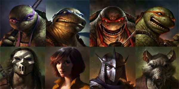 مجموعه بازي کامپیوتری ninja turtles