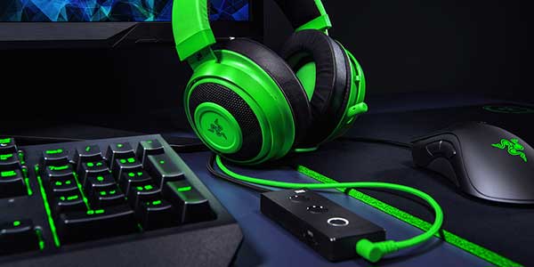 هدست گیمینگ ریزر kraken tournamentedition Green