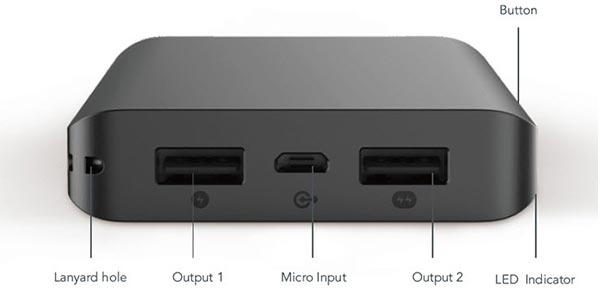 پاور بانک 10000 میلی آمپر وریتی VERITY PU111