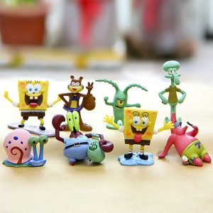 فیگور باب اسفنجی و دوستان SpongeBob ست 8 عددی