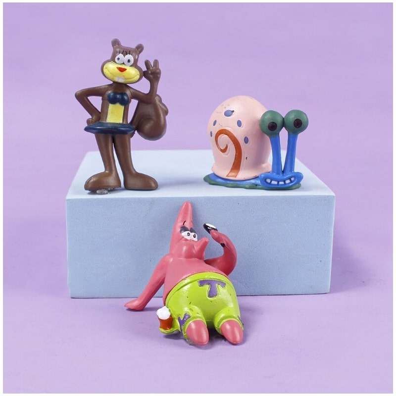 فیگور باب اسفنجی و دوستان SpongeBob ست 8 عددی - Image 6