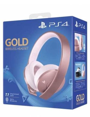 هدست گلد کنسول PS4 سری جدید Rose Gold