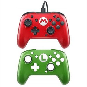 دسته بازی سیمدار نینتندو سوییچ مدل PDP Mario Faceoff Deluxe