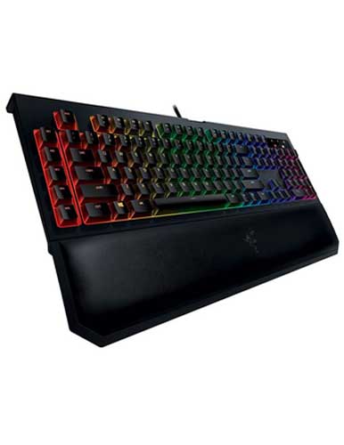 خرید کیبورد گیمینگ ریزر BlackWidow Chroma V2 Green Switch