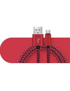 کابل تبدیل USB به MicroUSB مدل Nylon به طول 20 سانتی متر