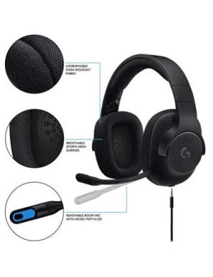 هدست گیمینگ لاجیتک G433 7.1 Surround Black