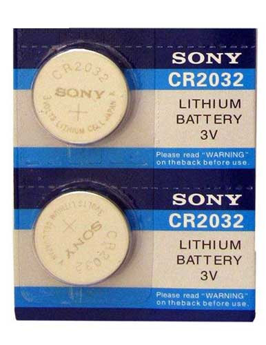 باتری سکه ای سونی مدل CR2032 بسته 2 عددی