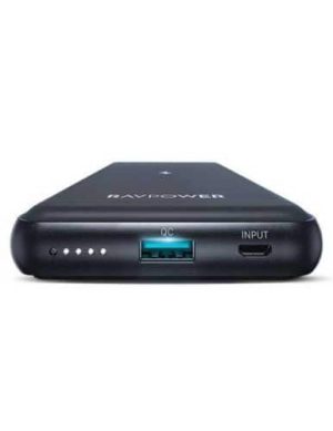 شارژر همراه بی‌سیم راوپاور مدل RP PB084 ظرفیت 10000 MAH