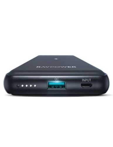 شارژر همراه بی‌سیم راوپاور مدل RP PB084 ظرفیت 10000 MAH