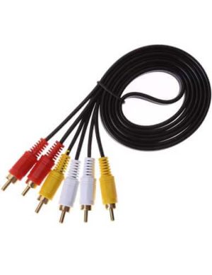 خرید کابل سه فیش صدا و تصویر AV طول 1.5 متر