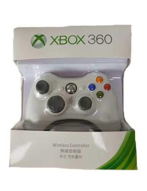 دسته بازی ایکس باکس 360 سفید بیسیم XB486