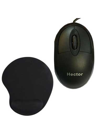 ماوس هکتور مدل G101 به همراه ماوس پد