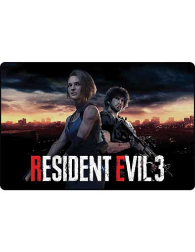 ماوس پد گیمینگ طرح Resident Evil 3