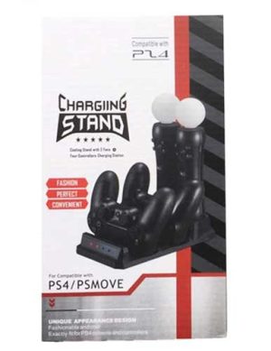 پایه شارژر دسته بازی و MOVE PS4 مدل KJHPS4PRO