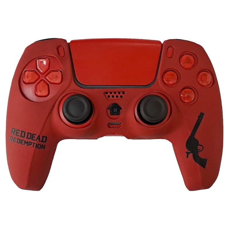 روکش دسته PS5 طرح red dead قرمز - Image 3