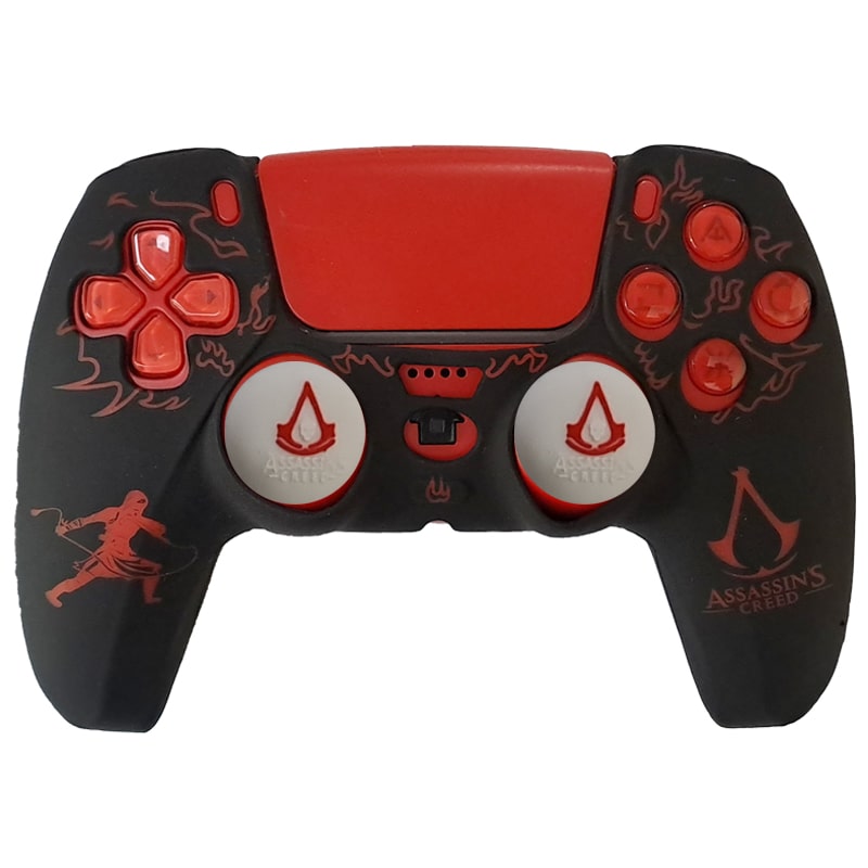 روکش دسته PS5 طرح Assassins creed مشکی - Image 5