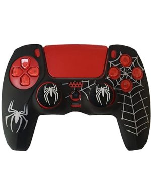 روکش دسته PS5 طرح spider man مشکی