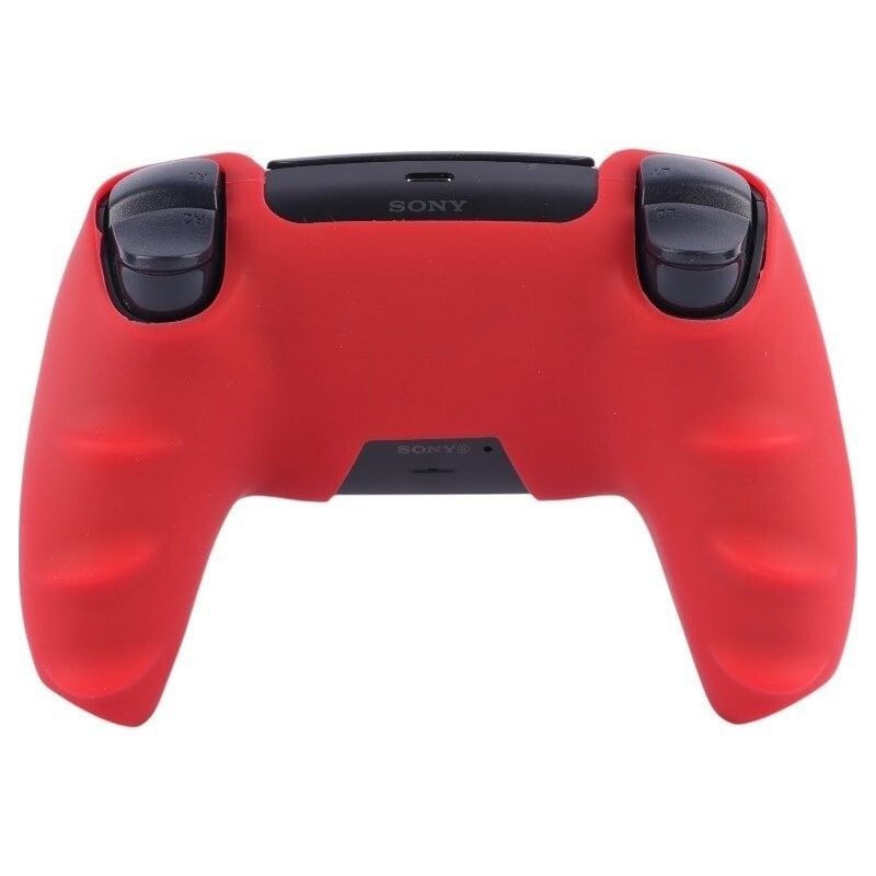 روکش دسته PS5 طرح استپ دار قرمز - Image 4