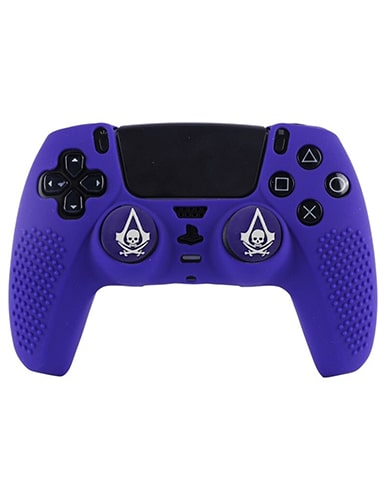 روکش دسته PS5 طرح استپ دار بنفش - Image 2