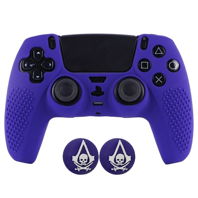 روکش دسته PS5 طرح استپ دار بنفش - Image 4