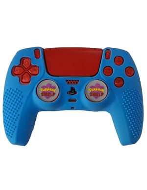 روکش دسته PS5 طرح استپ دار آبی