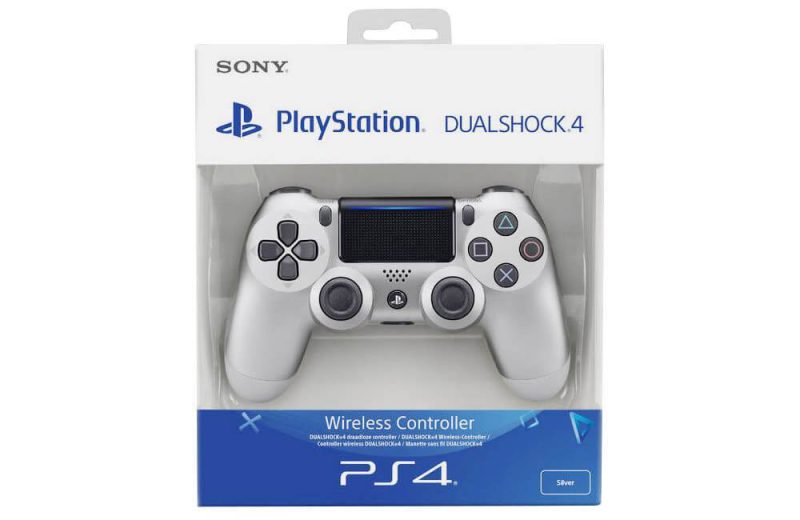 دسته بازی پلی استیشن 4 High Copy طرح نقره ای SILVER