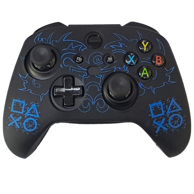 محافظ دسته Xbox Series X/S طرح لوگو آبی logo - Image 4