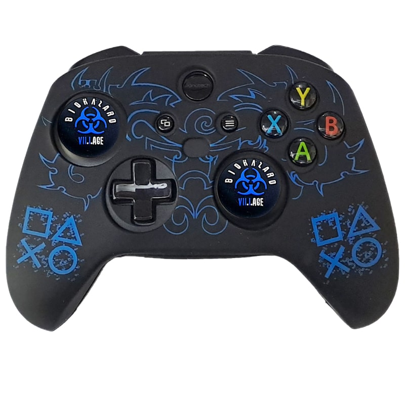 محافظ دسته Xbox Series X/S طرح لوگو آبی logo - Image 6