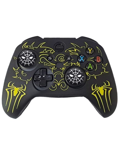 محافظ دسته Xbox Series X/S طرح عنکبوت زرد spider - Image 2