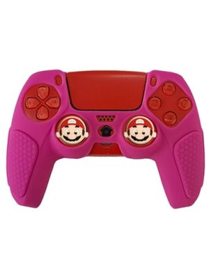 روکش دسته PS5 مدل ضد لغزش صورتی