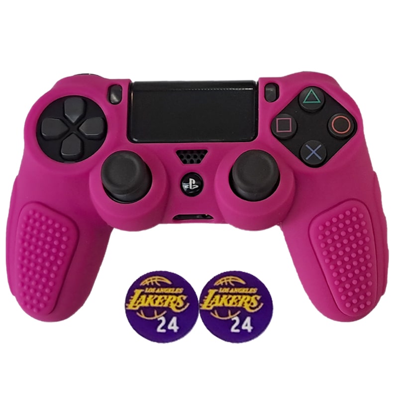 روکش دسته PS4 طرح ضد لغزش صورتی - Image 5