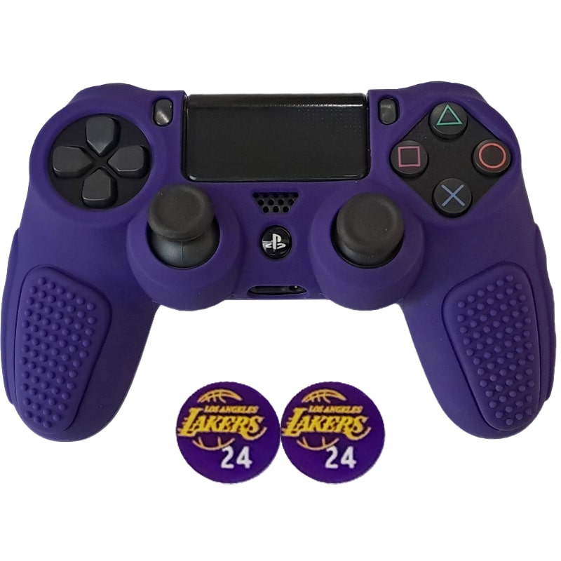 روکش دسته PS4 طرح ضد لغزش بنفش تیره - Image 5