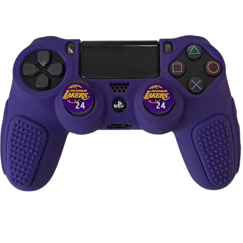روکش دسته PS4 طرح ضد لغزش بنفش تیره - Image 4