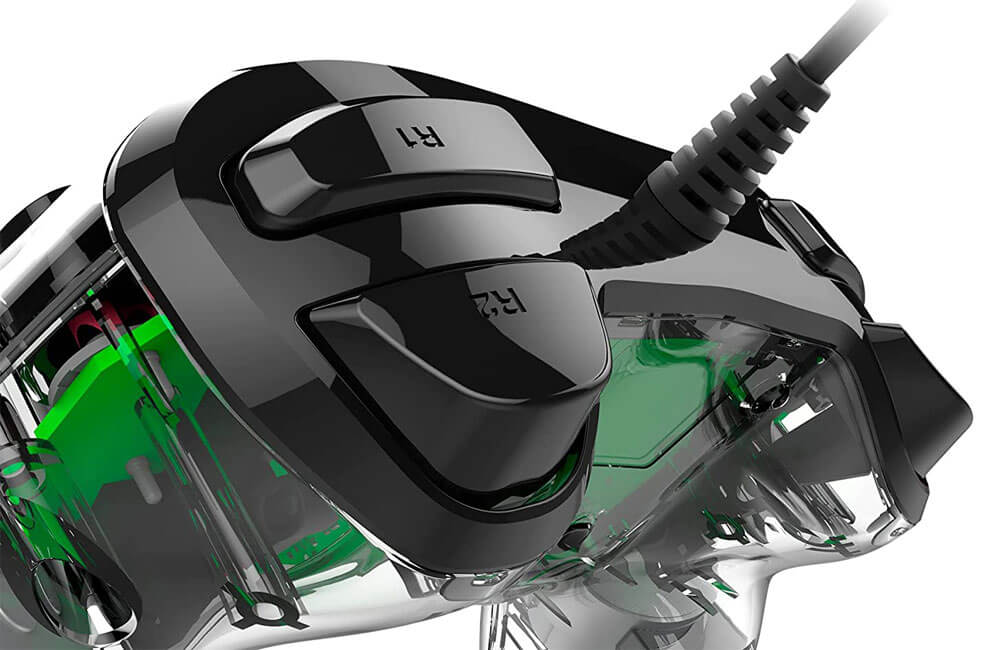 کنترلر نیکون NACON ILLUMINATED GREEN برای PS4 - Image 8