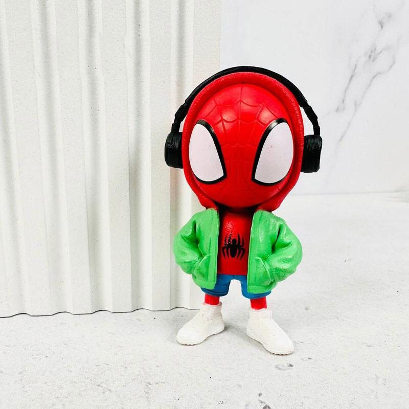 فیگور مرد عنکبوتی هودی پوش Spiderman ست 6 عددی - Image 5