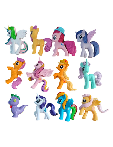 فیگور اسبهای پونی PONY ست 12 عددی