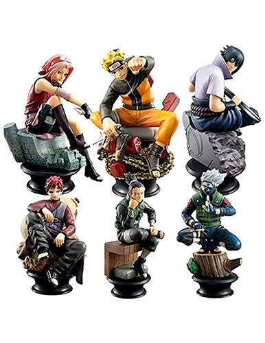 فیگور ناروتو Naruto نشسته ست 6 عددی