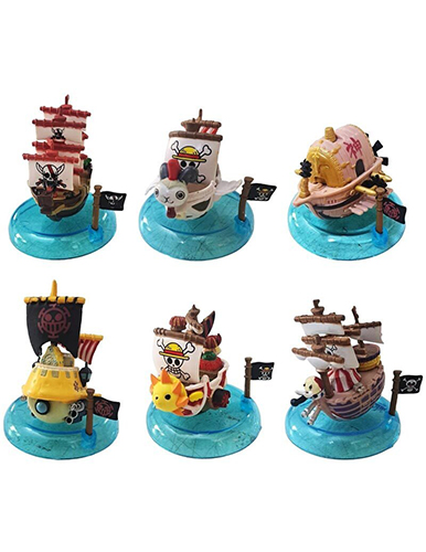 فیگور کشتی وان پیس Ship One Piece ست 6 عددی